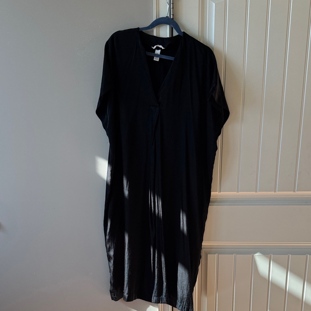 Satin caftan dress